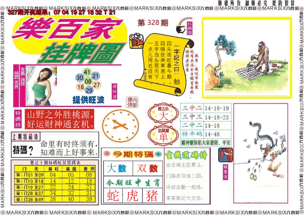 2024328期乐百家挂牌图