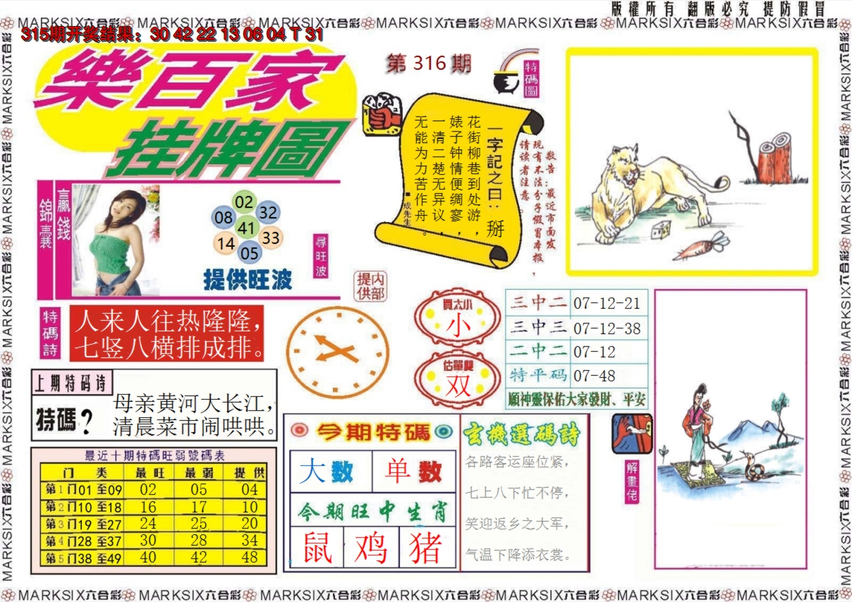 2024316期乐百家挂牌图