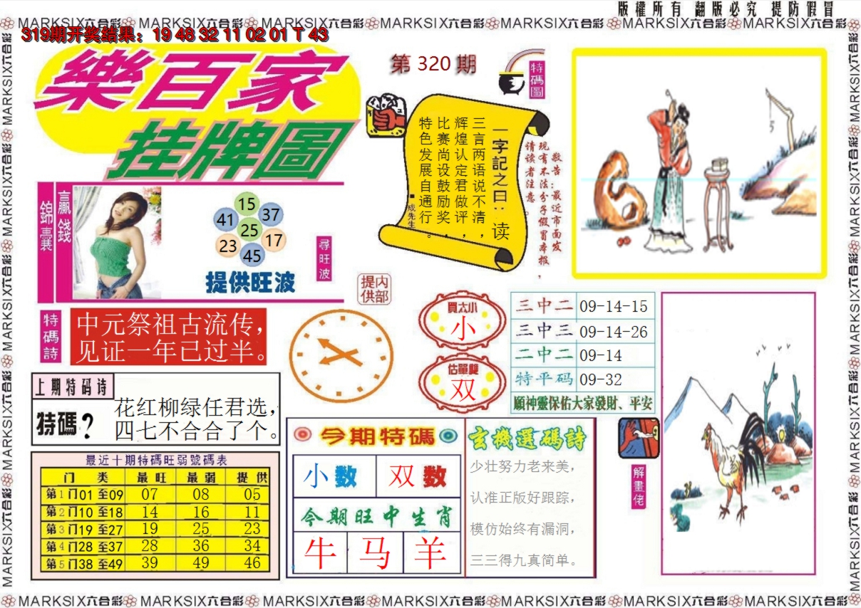 2024320期乐百家挂牌图