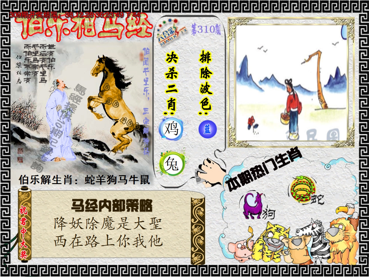 2024310期伯乐相马经
