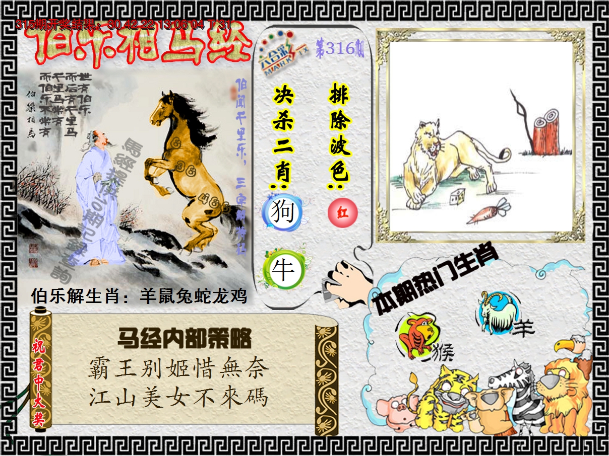 2024316期伯乐相马经