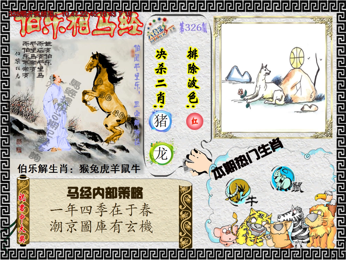 2024326期伯乐相马经