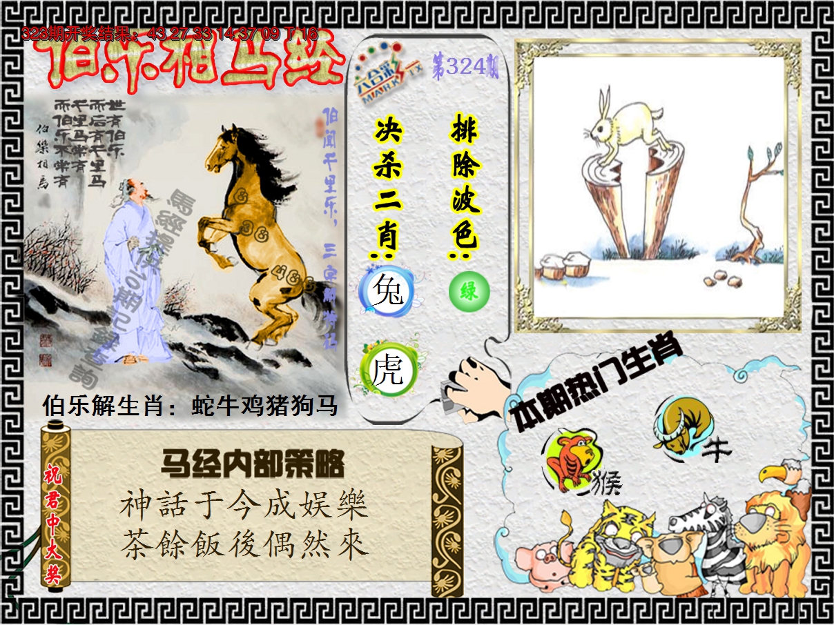 2024324期伯乐相马经
