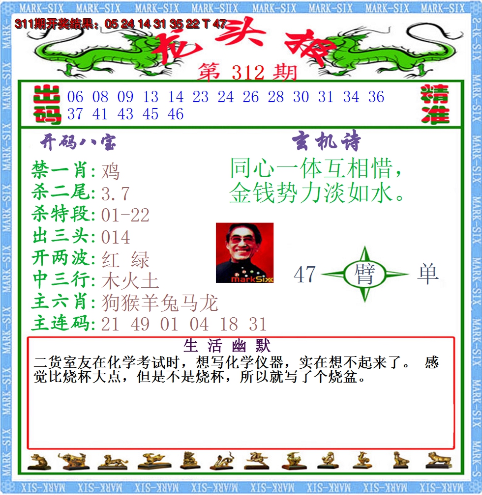 2024312期澳门龙头报