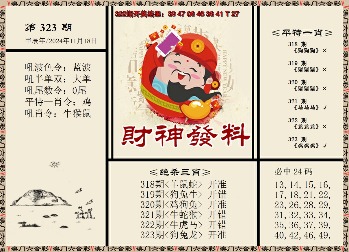 2024323期财神发料