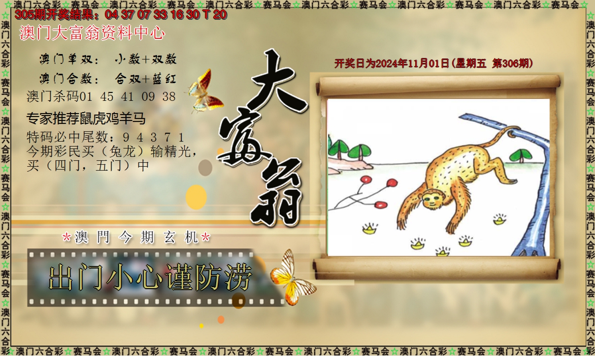 2024306期新大富翁
