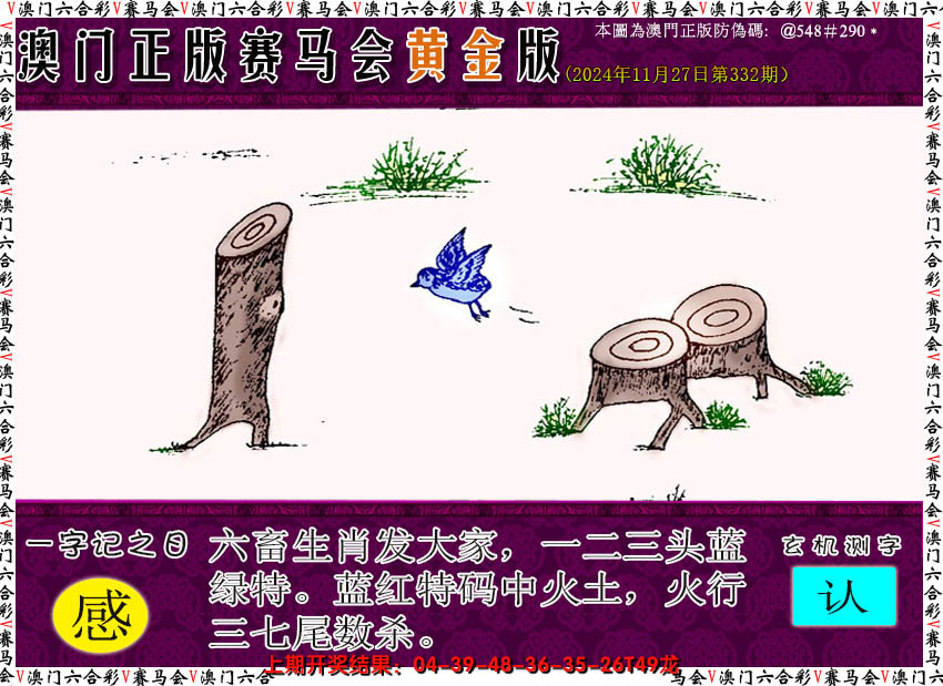 2024332期赛马会黄金版