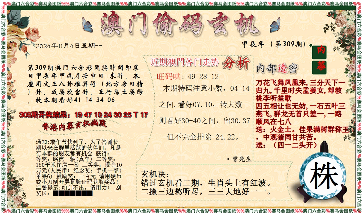 2024309期偷码玄机