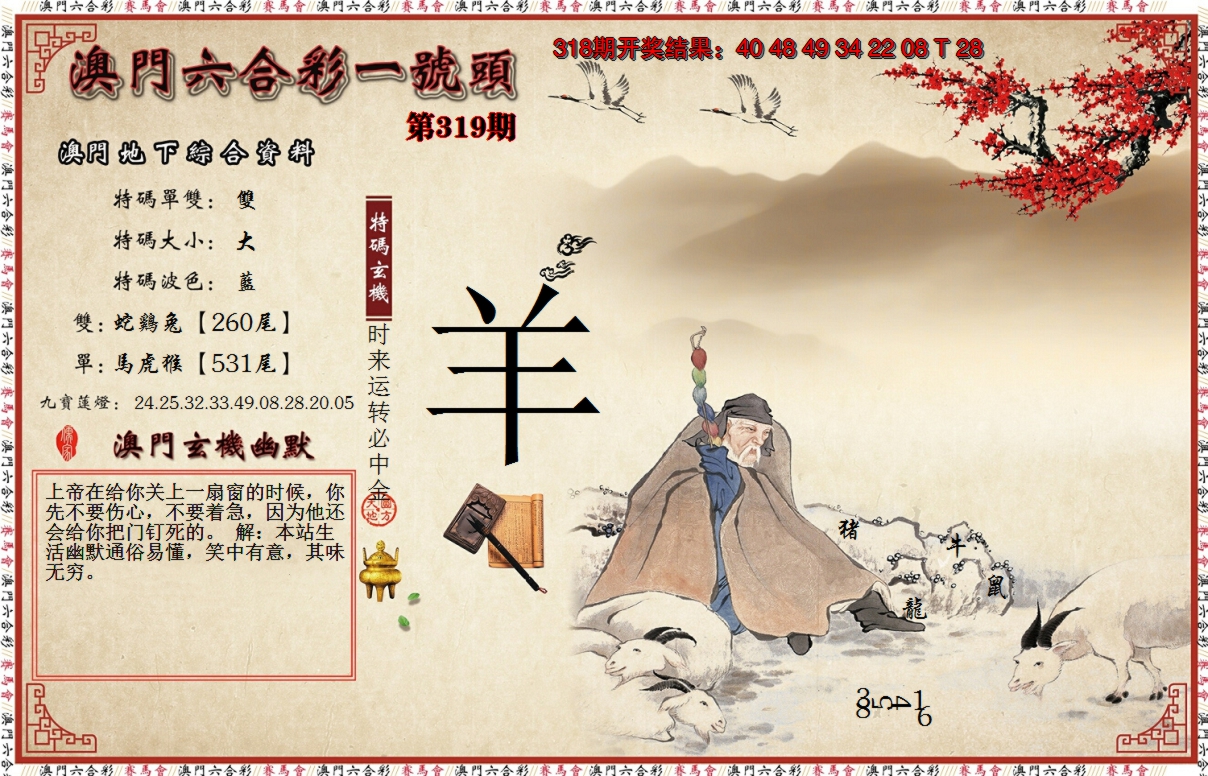 2024319期一号头