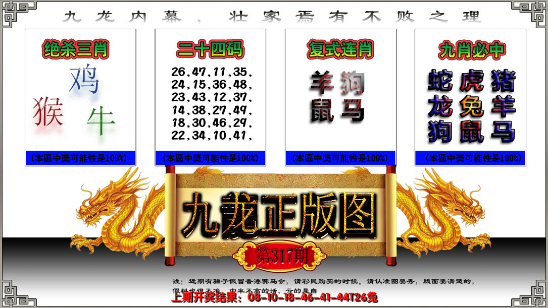 2024317期九龙正版图