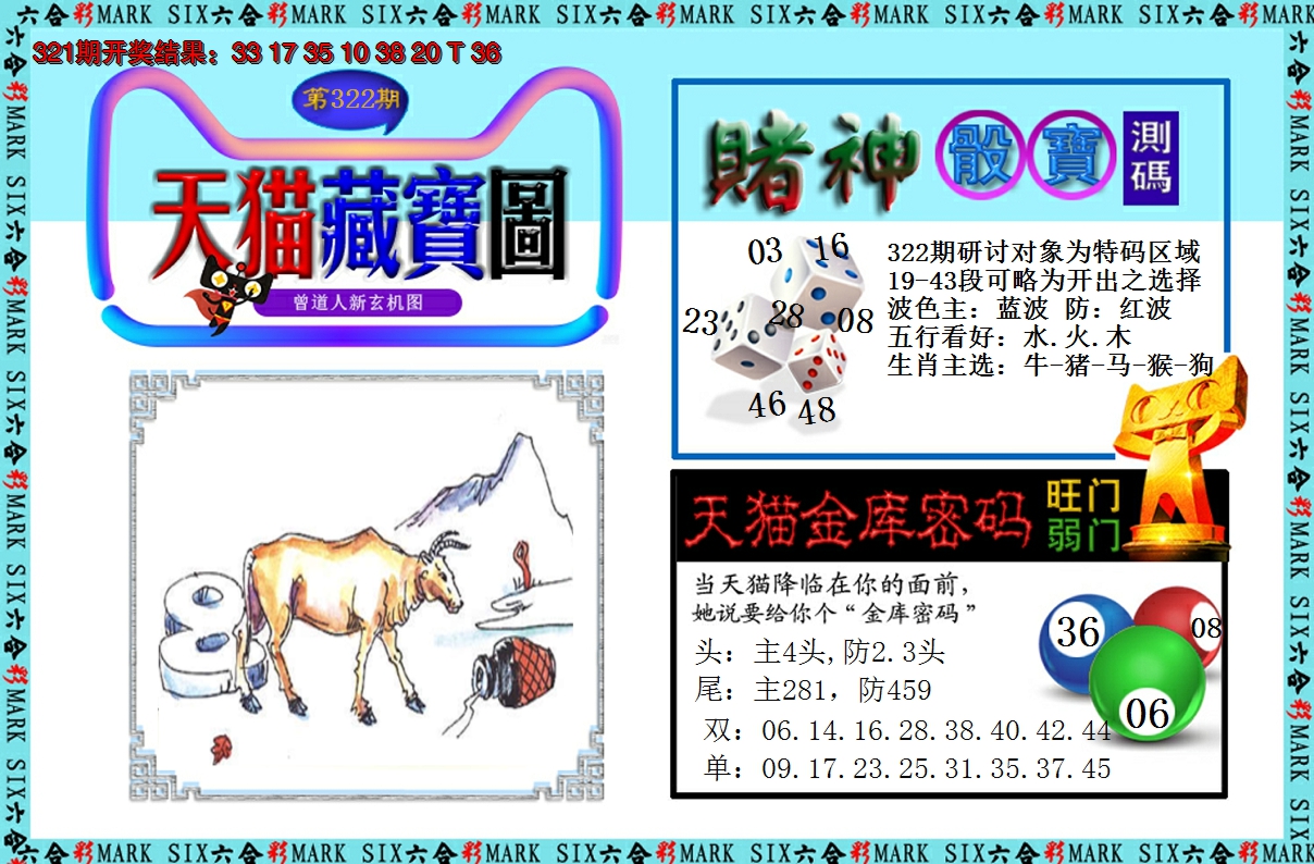 2024322期天猫藏宝图