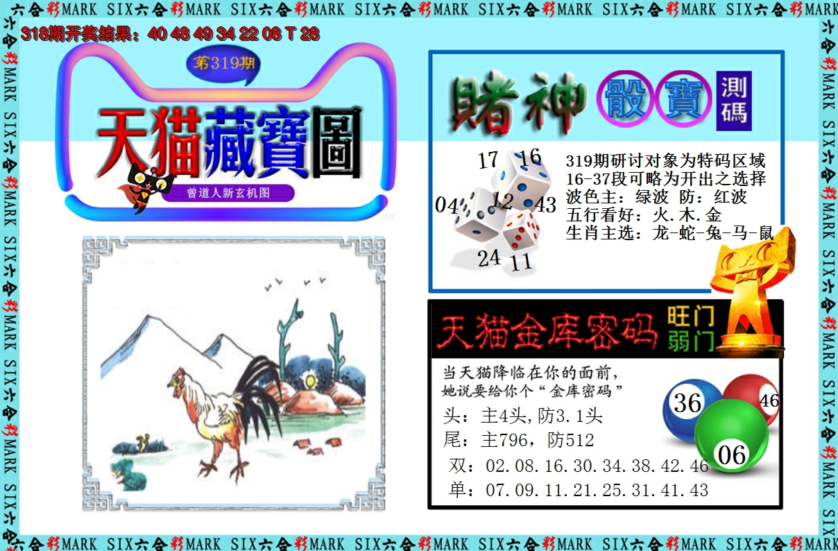 2024319期天猫藏宝图