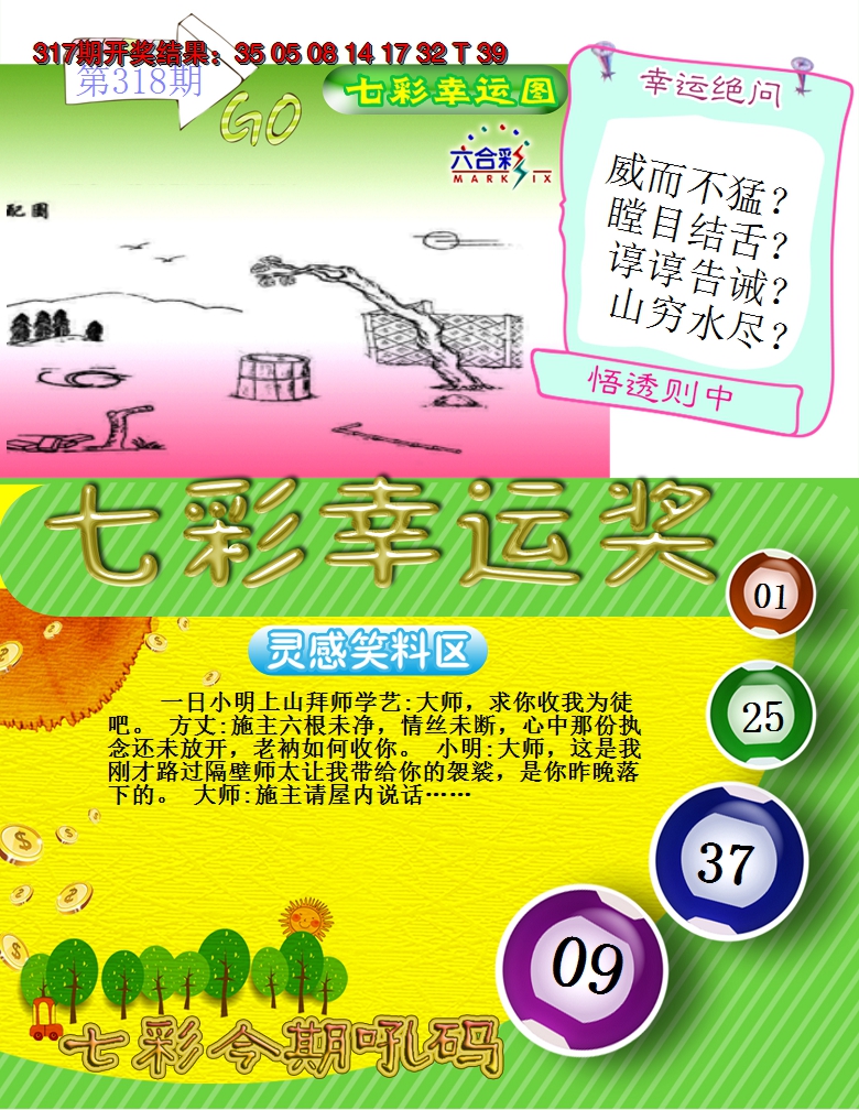 2024318期七彩幸运奖