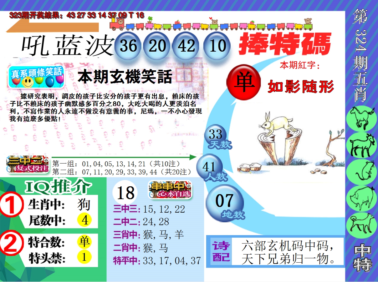 2024324期新特报