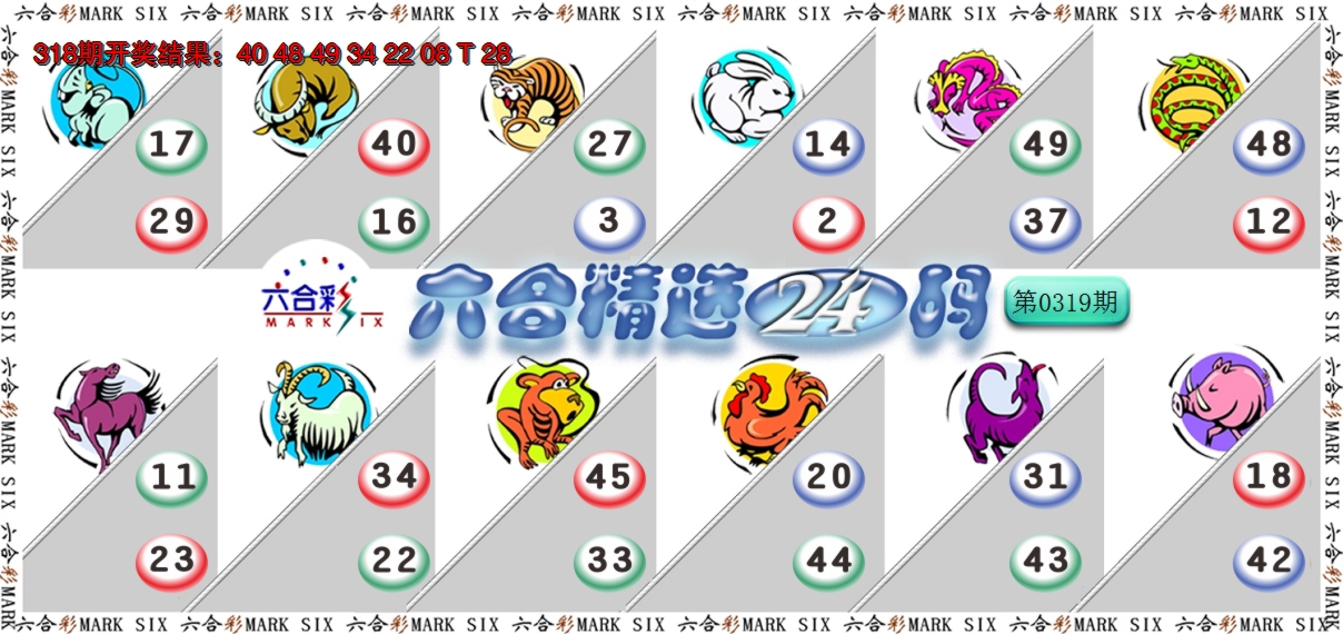 2024319期六合精选24码