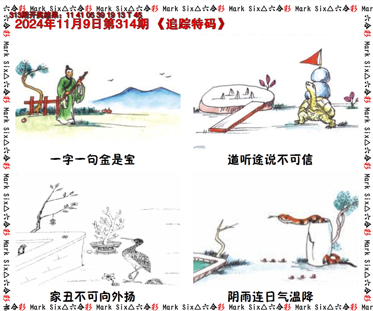2024314期追踪特码