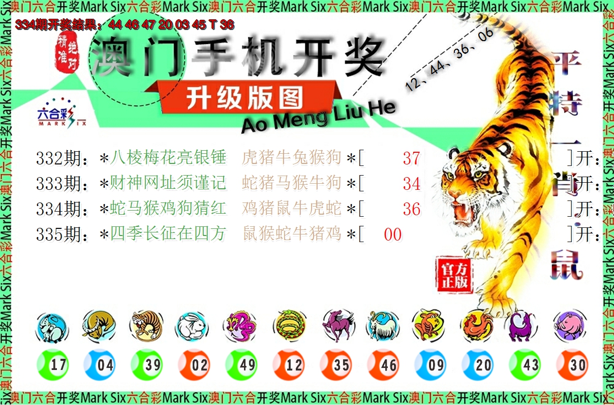 2024335期澳门开奖报