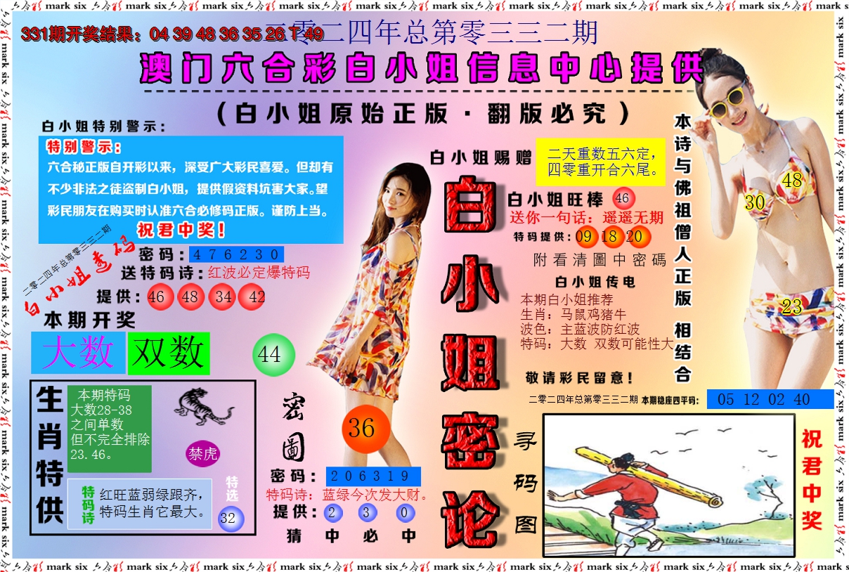 2024332期白小姐密论