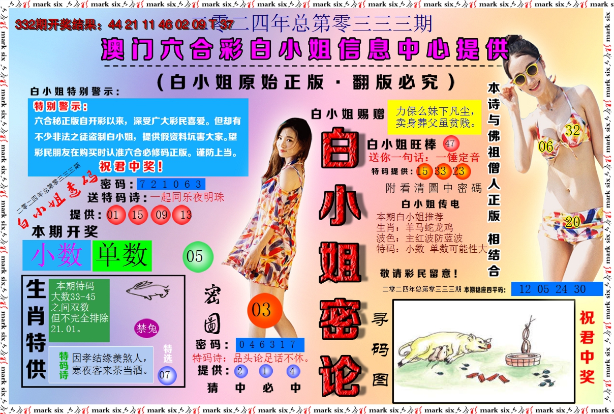 2024333期白小姐密论