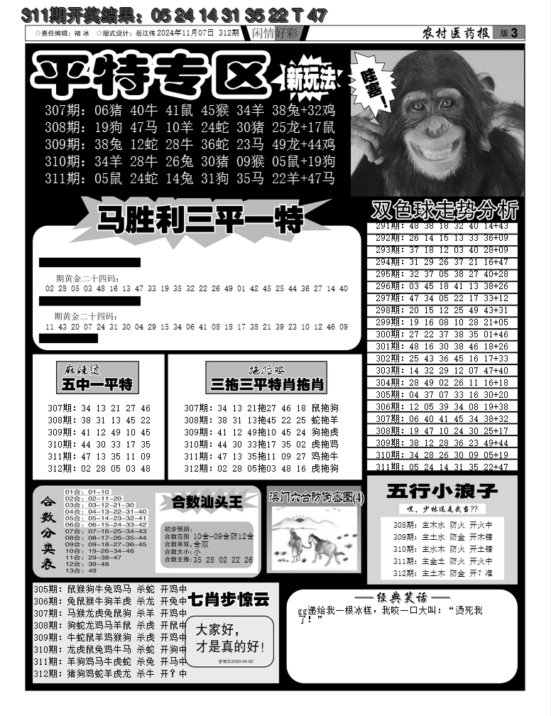 2024312期新粤彩F