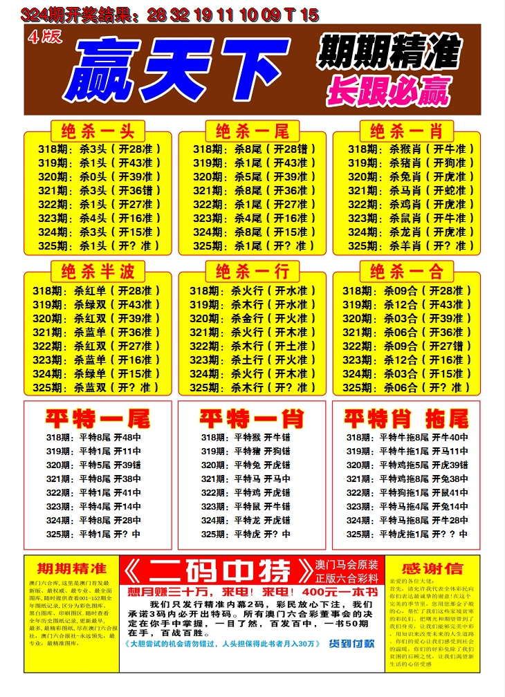 2024325期澳门赢天下C