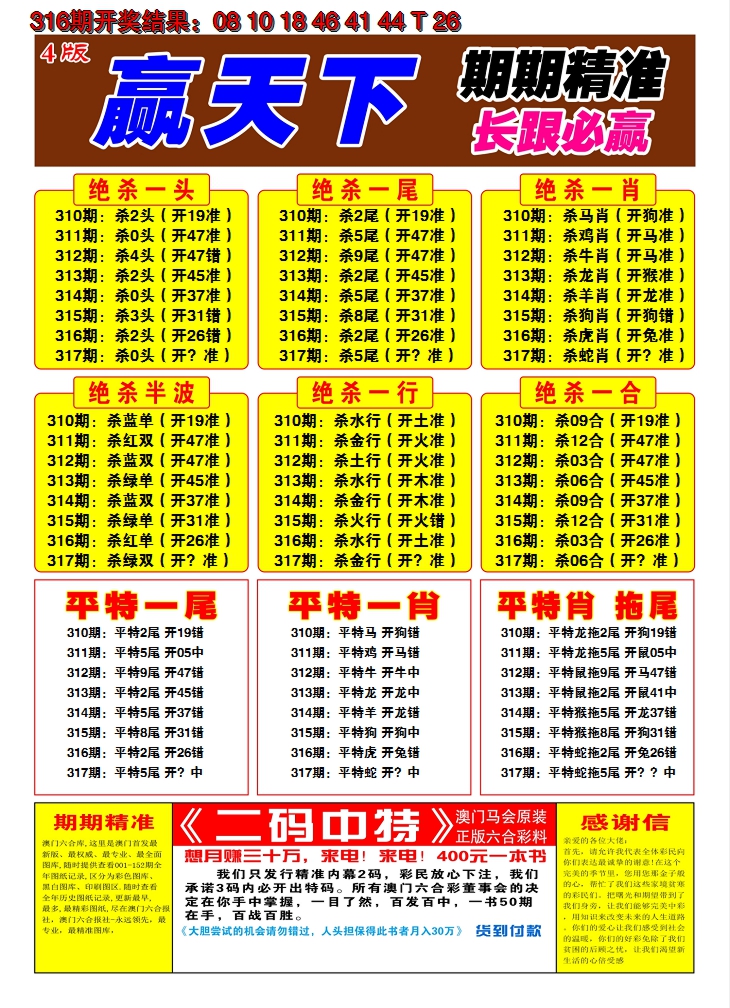 2024317期澳门赢天下C