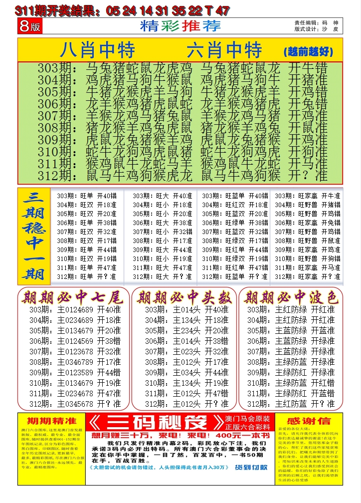2024312期澳门六合梦C