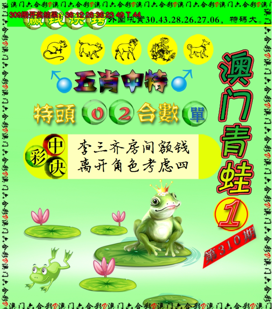 2024310期青蛙系列1