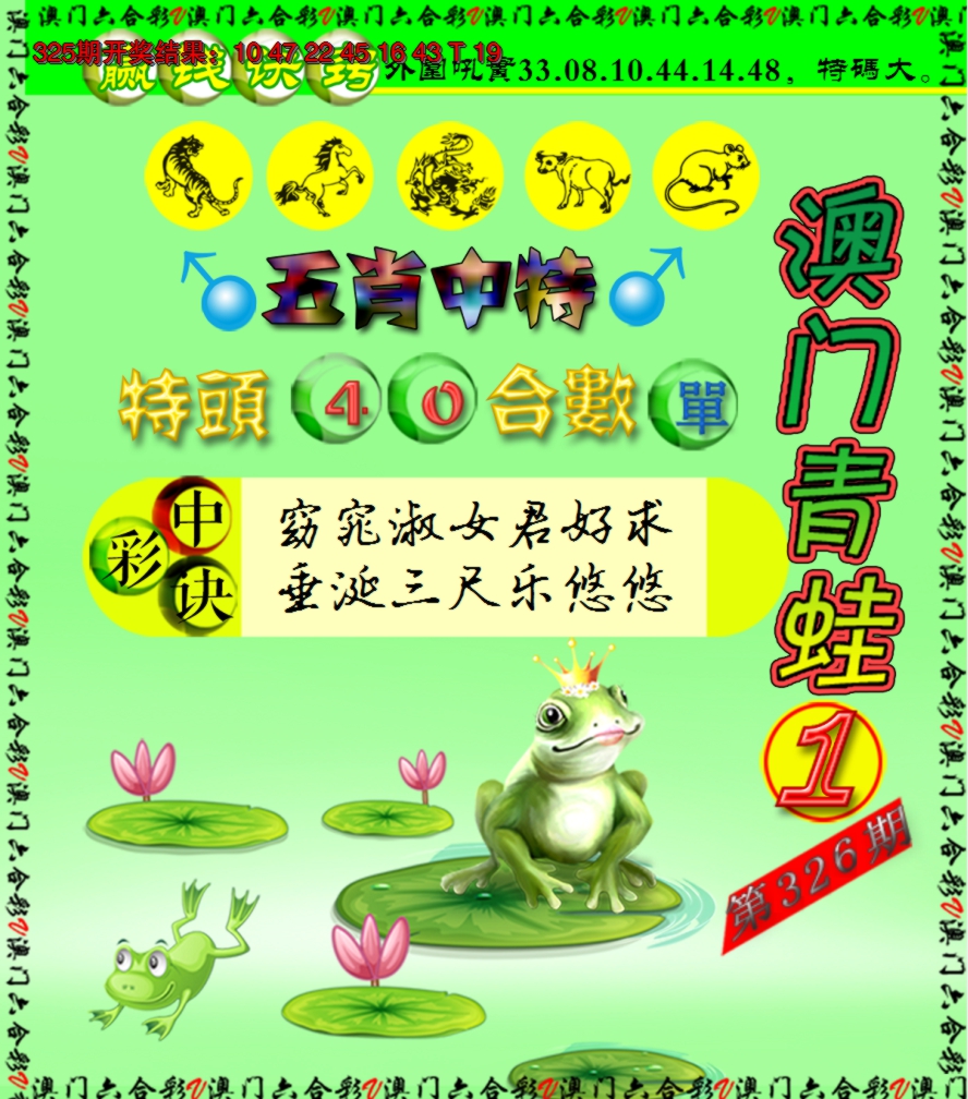 2024326期青蛙系列1