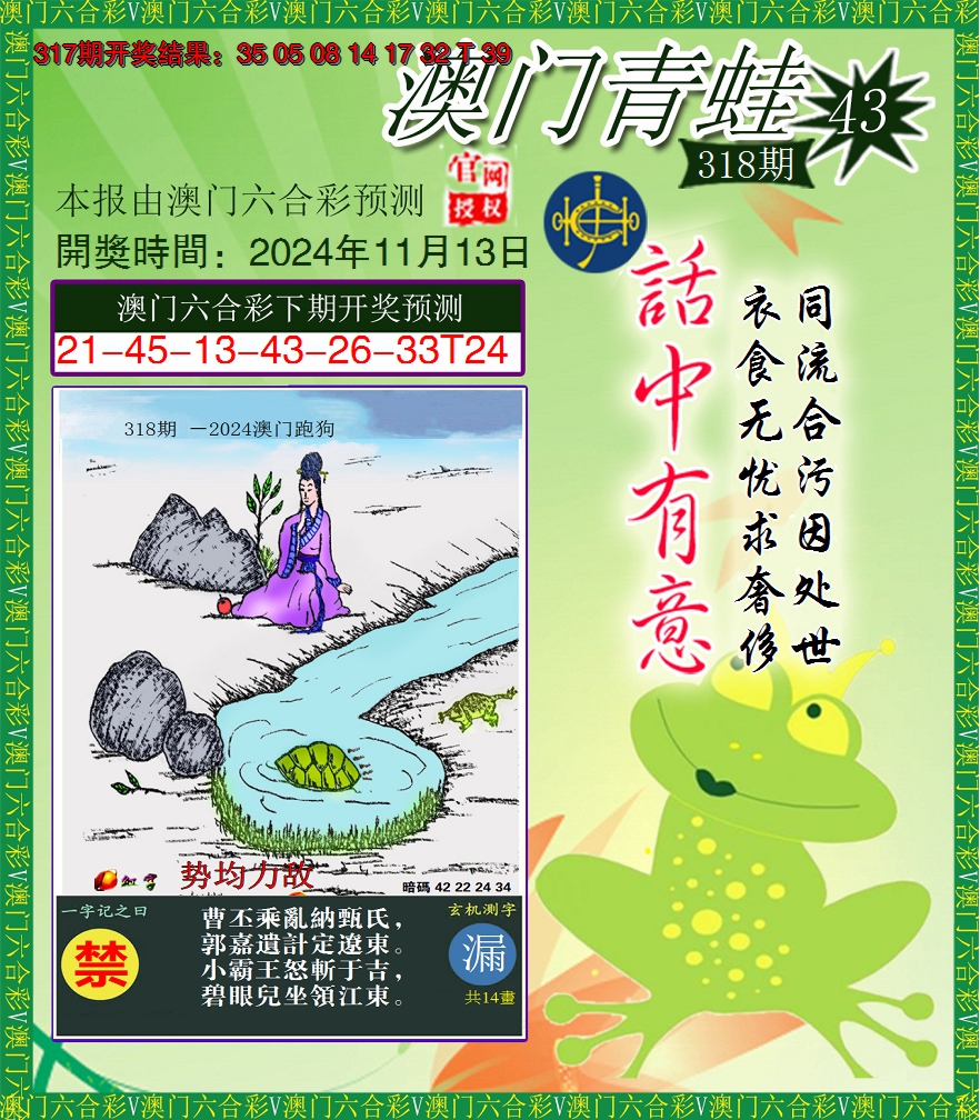 2024318期青蛙系列43