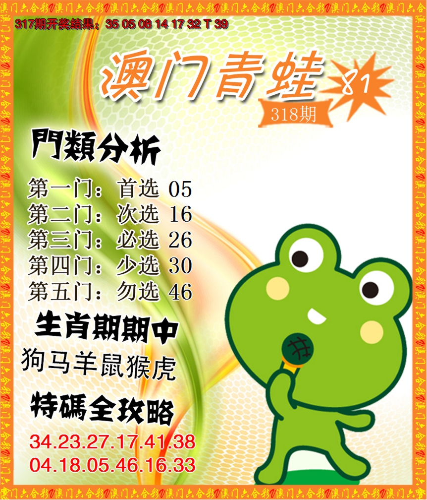 2024318期青蛙系列81
