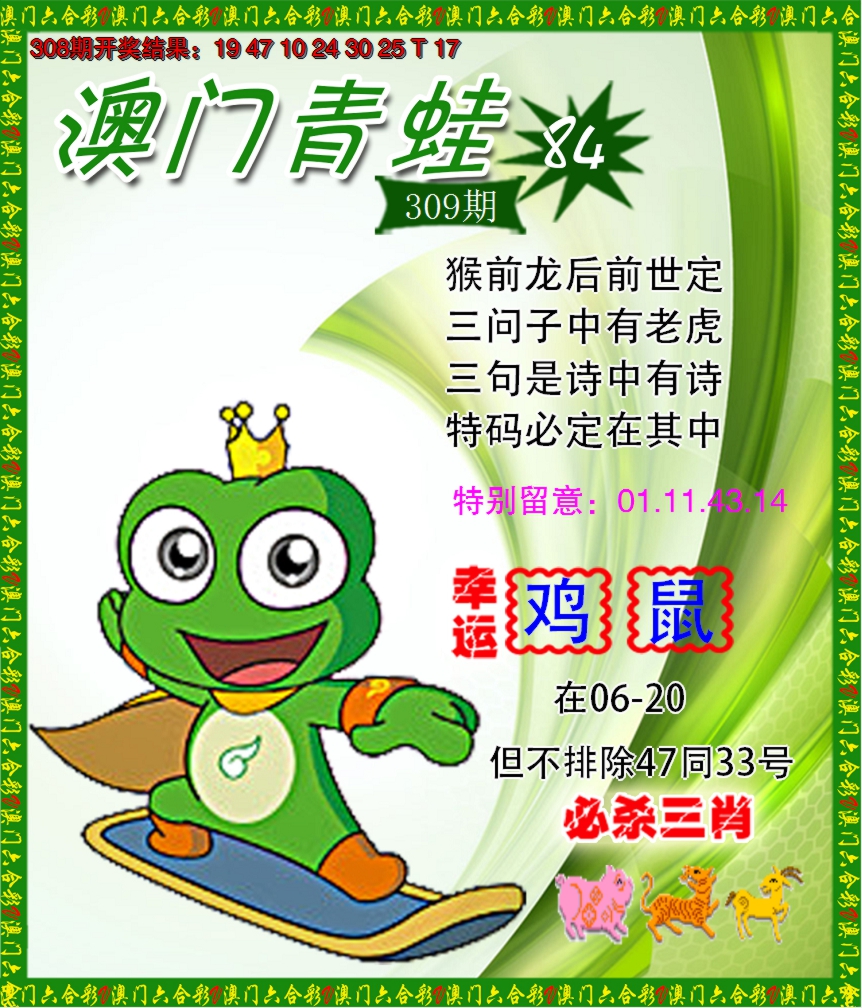2024309期青蛙系列84