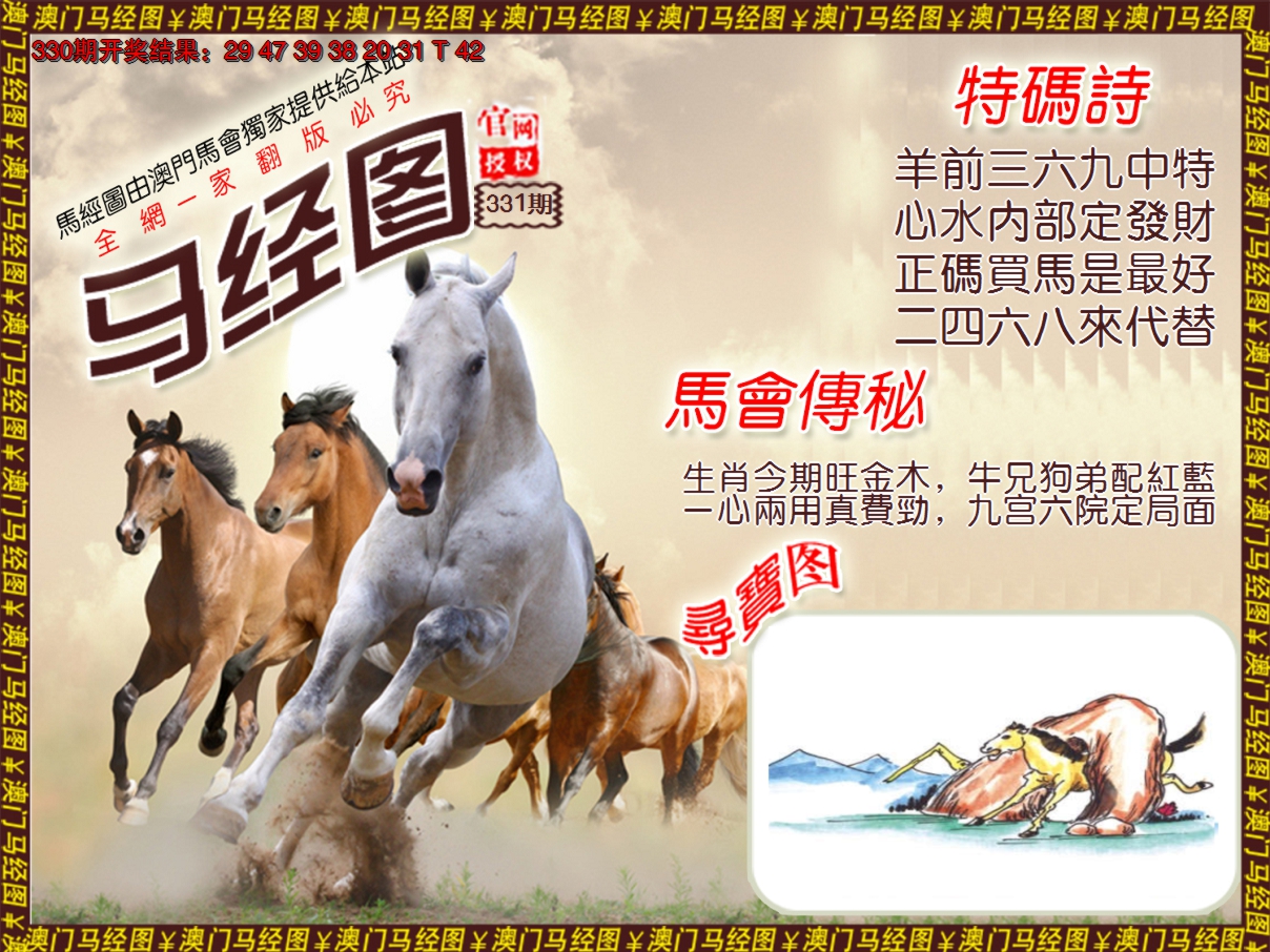 2024331期马经系列1