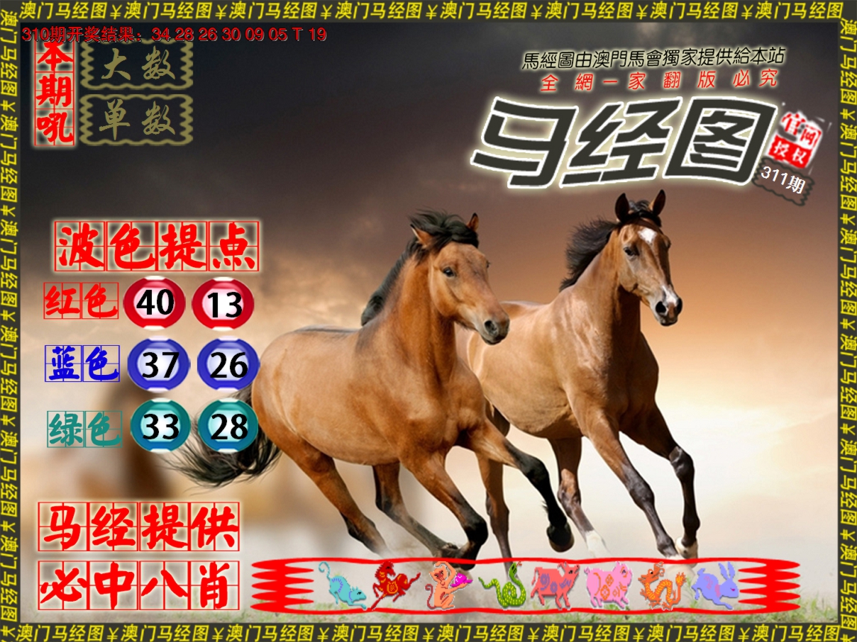 2024311期马经系列3
