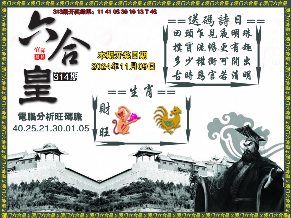 2024314期六合皇系列3
