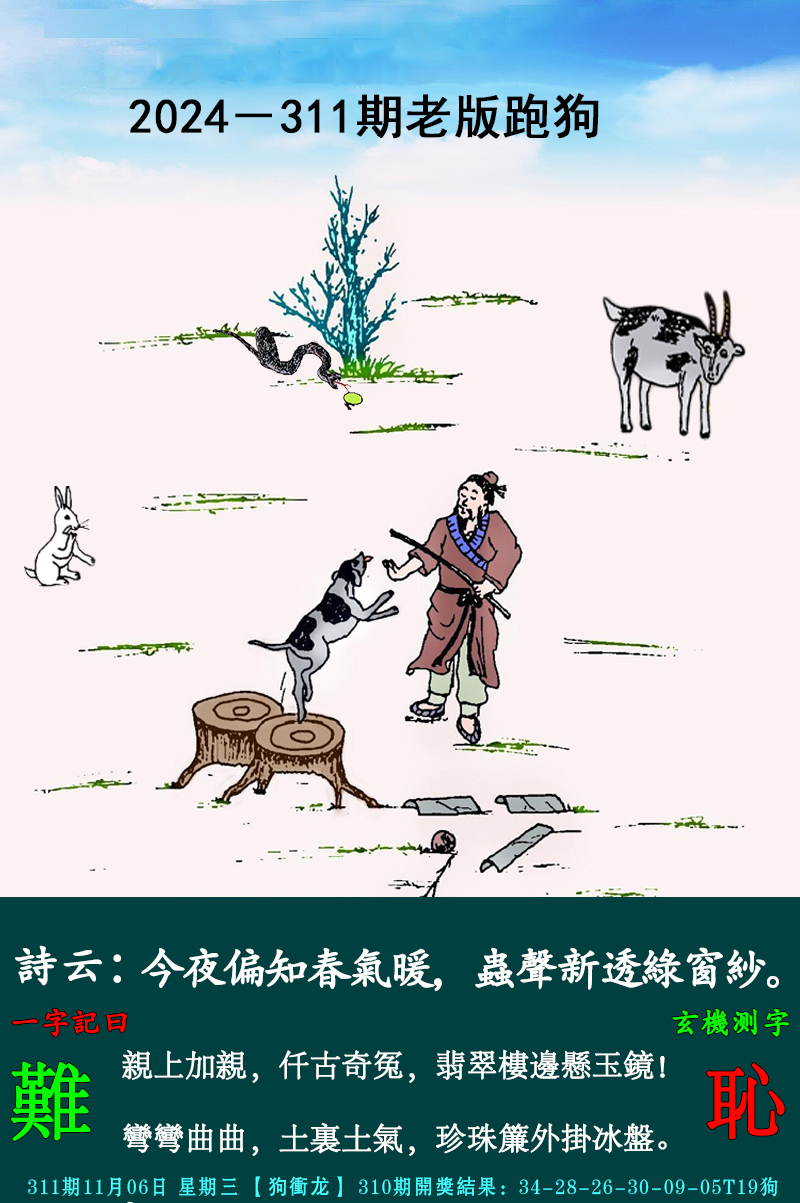 2024311期老跑狗图