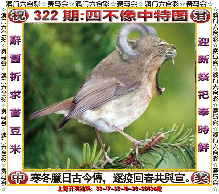 2024322期四不像中特图