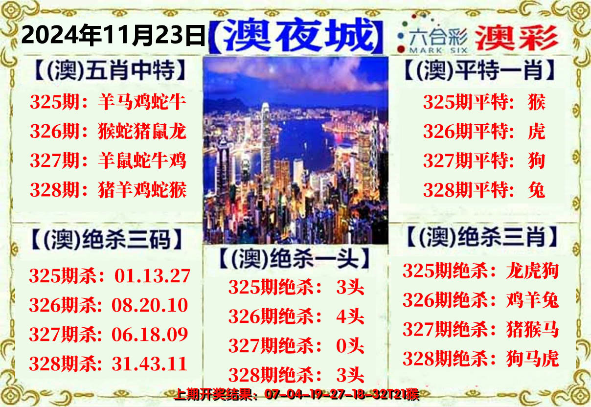 2024328期澳门夜城