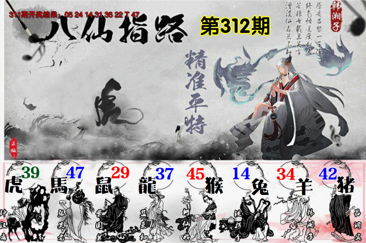 2024312期八仙指路