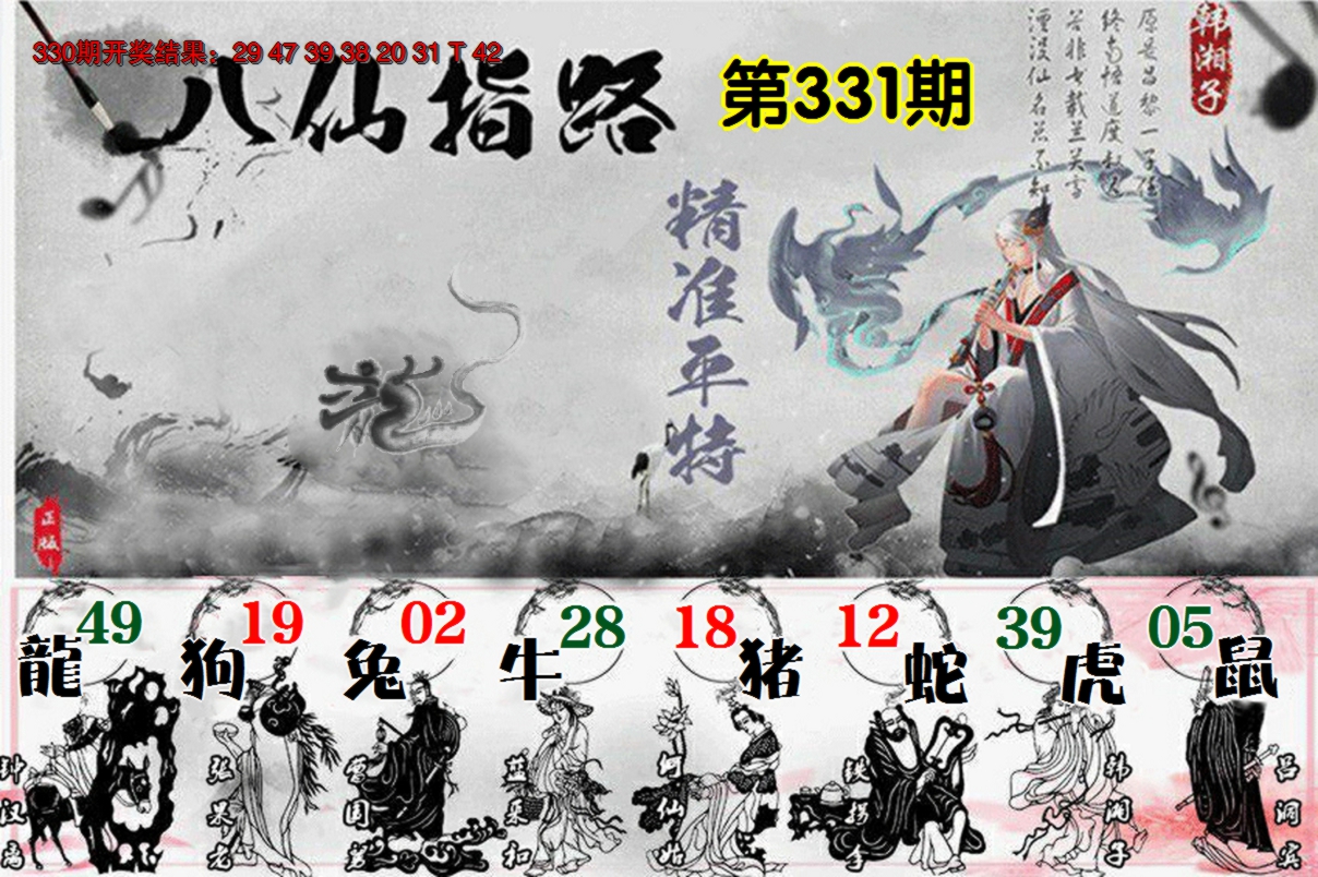 2024331期八仙指路