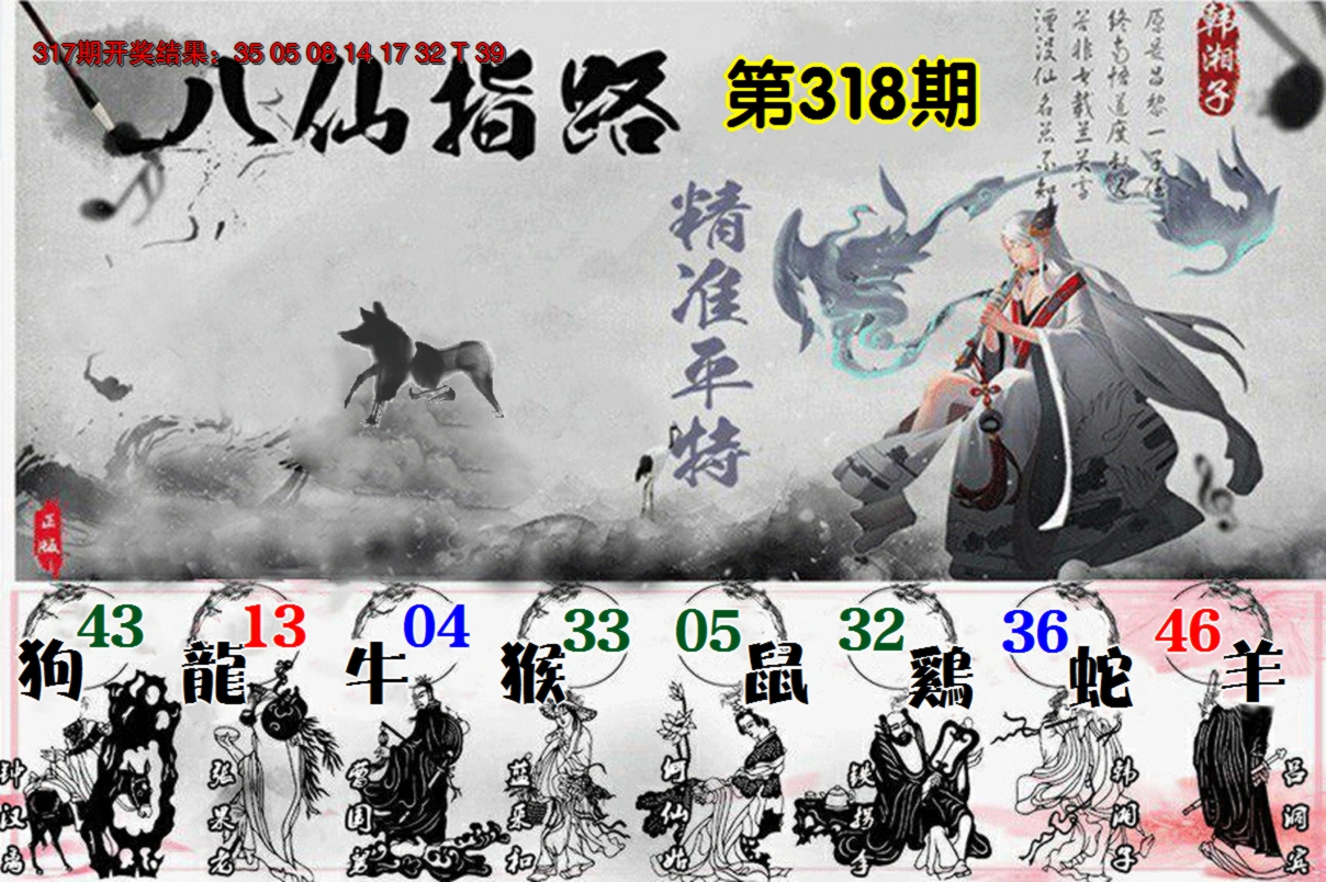 2024318期八仙指路