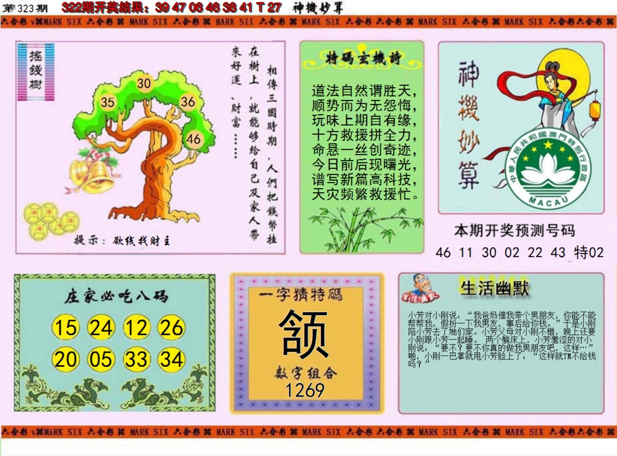 2024323期神机妙算