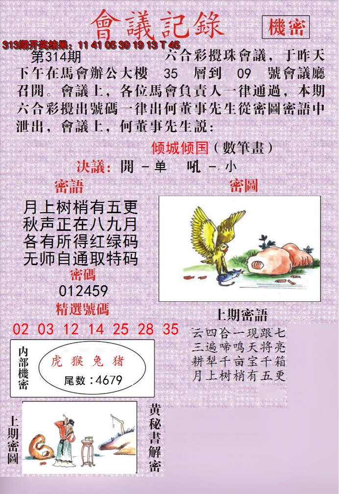 2024314期澳门会议记录