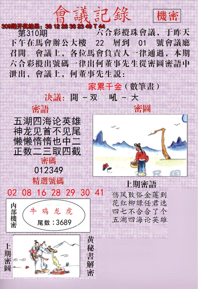 2024310期澳门会议记录