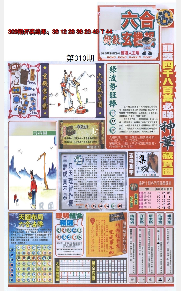 2024310期六合玄机报