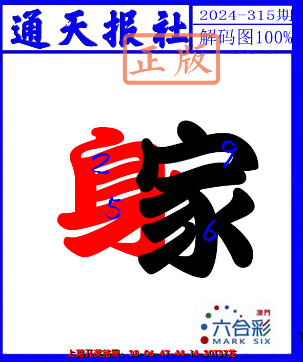 2024315期解码图