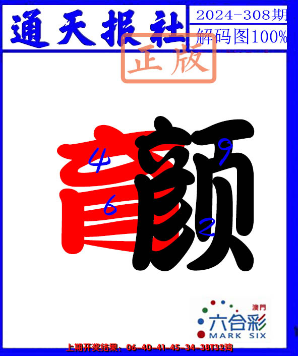 2024308期解码图