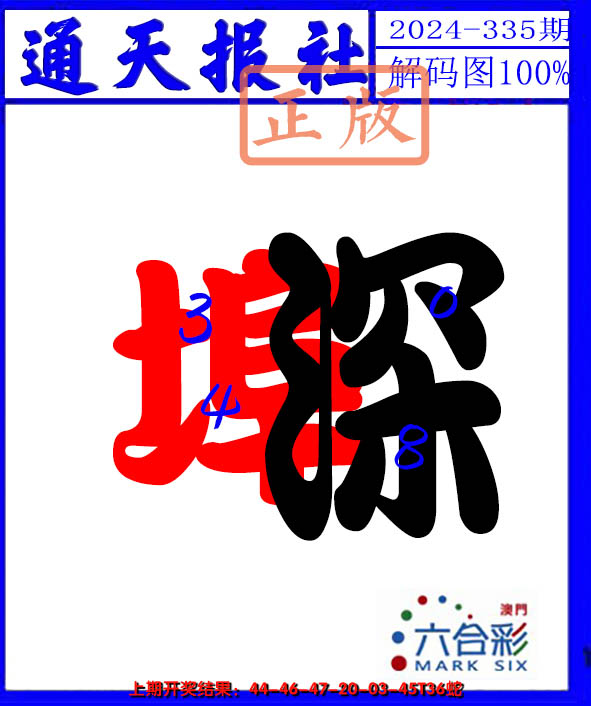 2024335期解码图