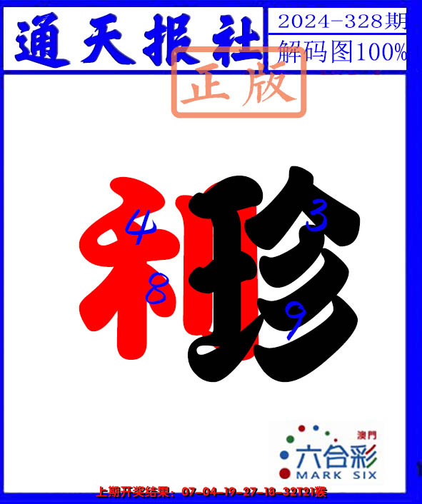 2024328期解码图
