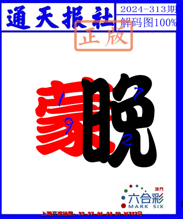 2024313期解码图